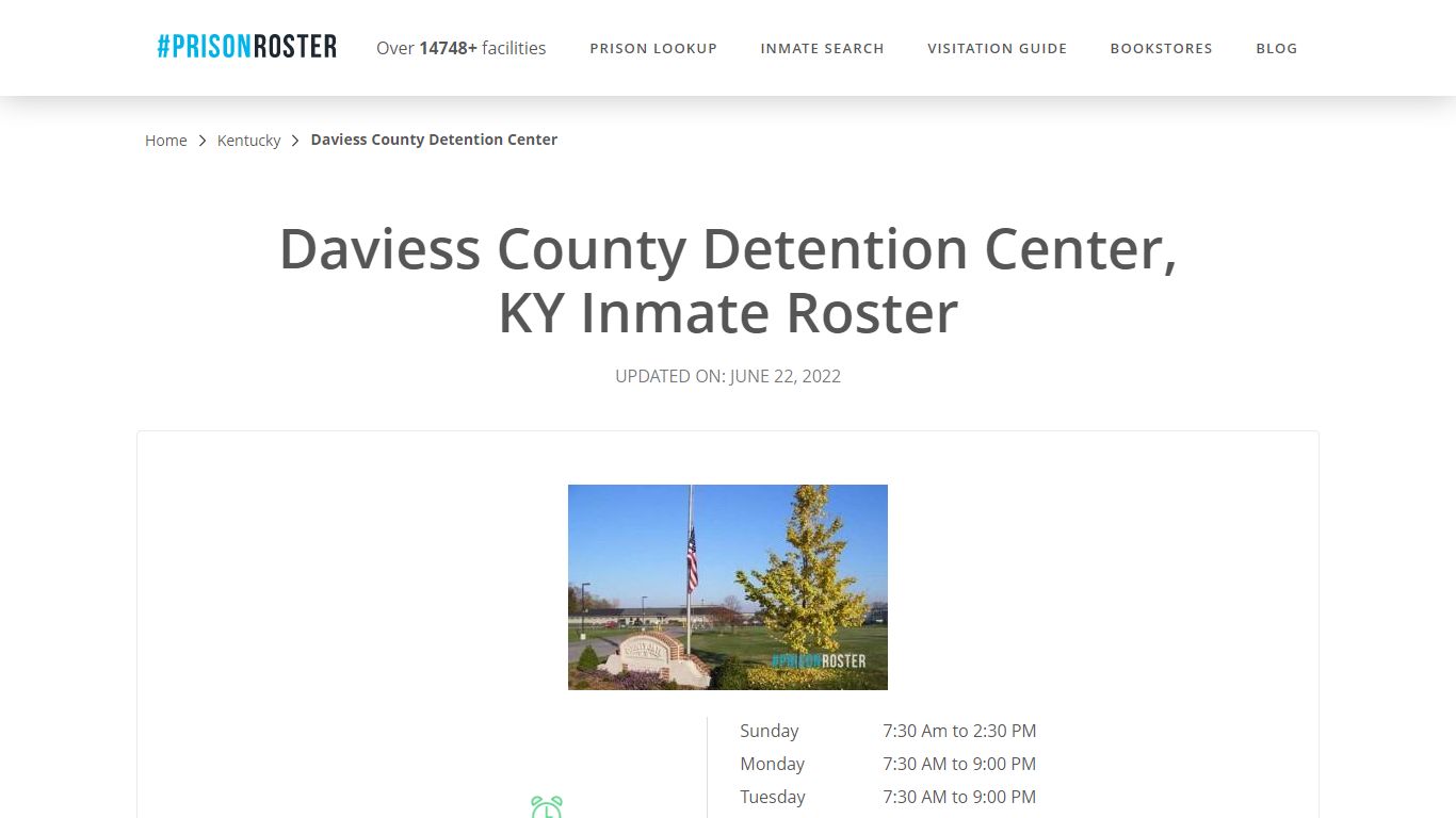 Daviess County Detention Center, KY Inmate Roster - Prisonroster